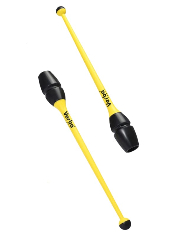 verba 36.4cm rhythmic gymnastics clubs black yellow by OneSports UAE