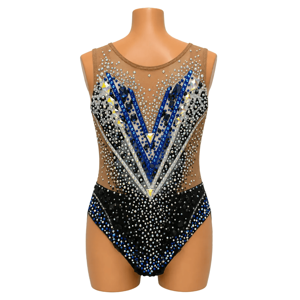 125-130 cm Competition Leotard Bluebell - OneSports - dubai