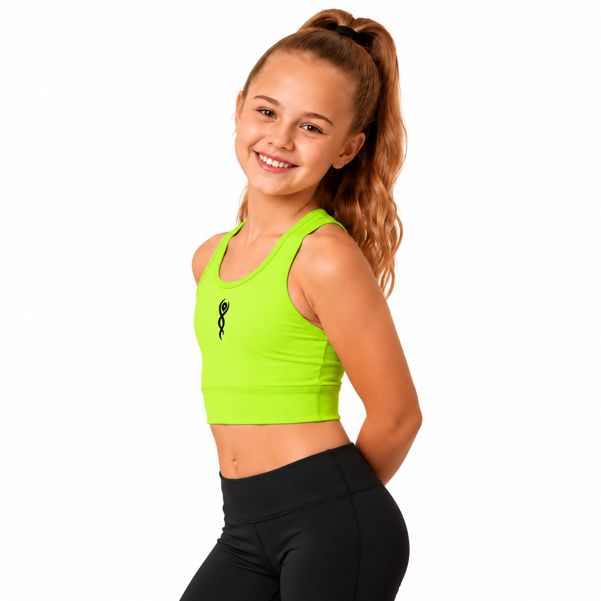 VNT Professional Training Crop Top Neon Green