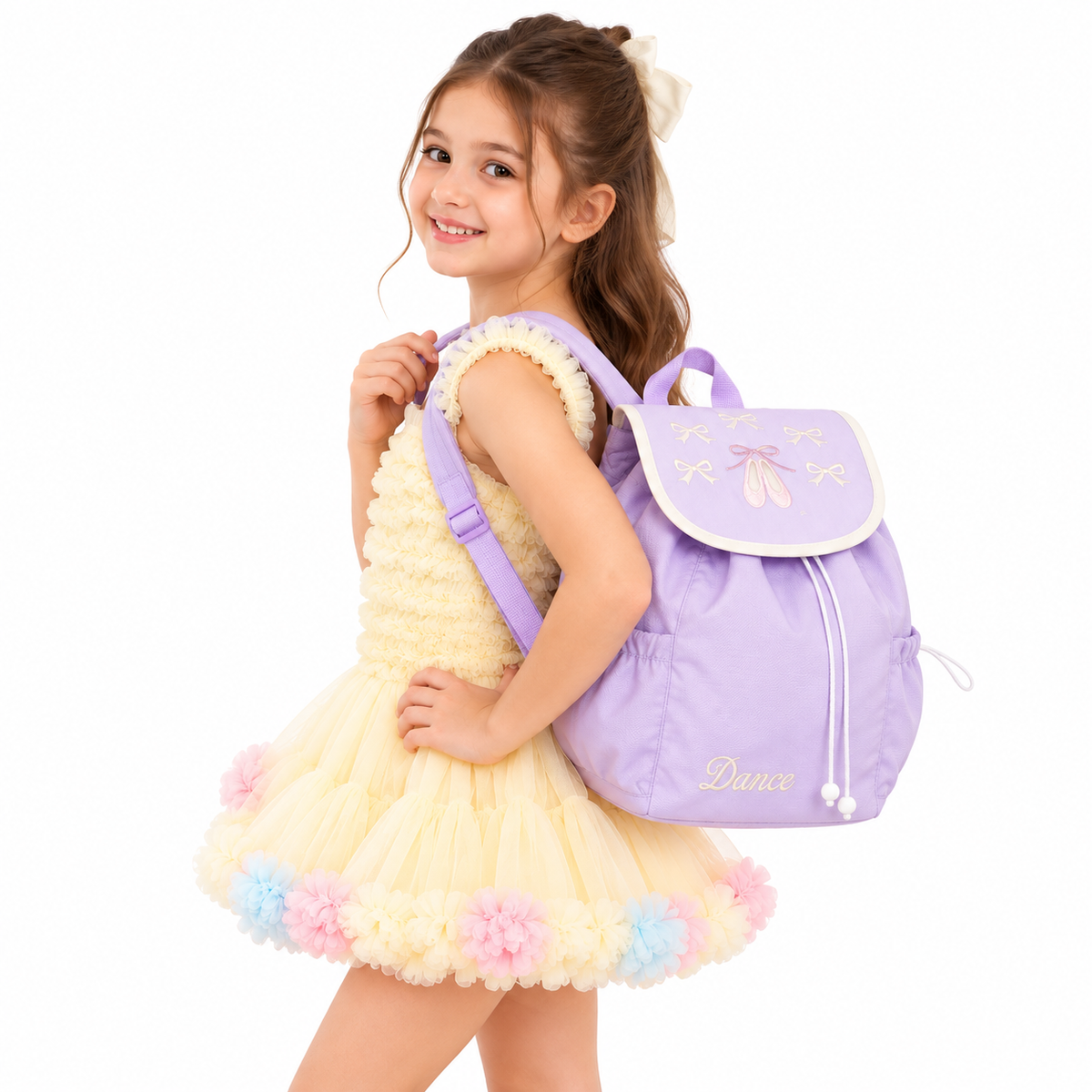 Dream Lilac Ballet Dance Backpack For Girls