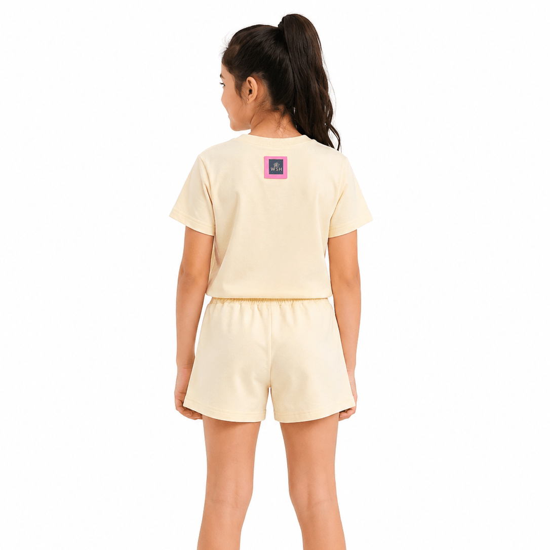 Game ON Girls Top & Shorts Sports Activewear Set - OneSports - dubai