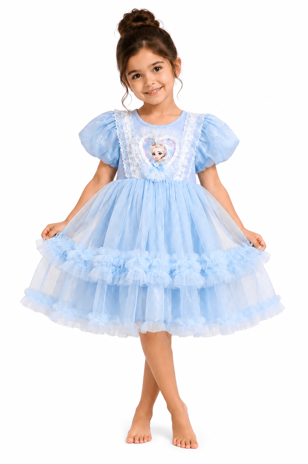 Kids Ballet Tulle Dress Elsa - OneSports - dubai