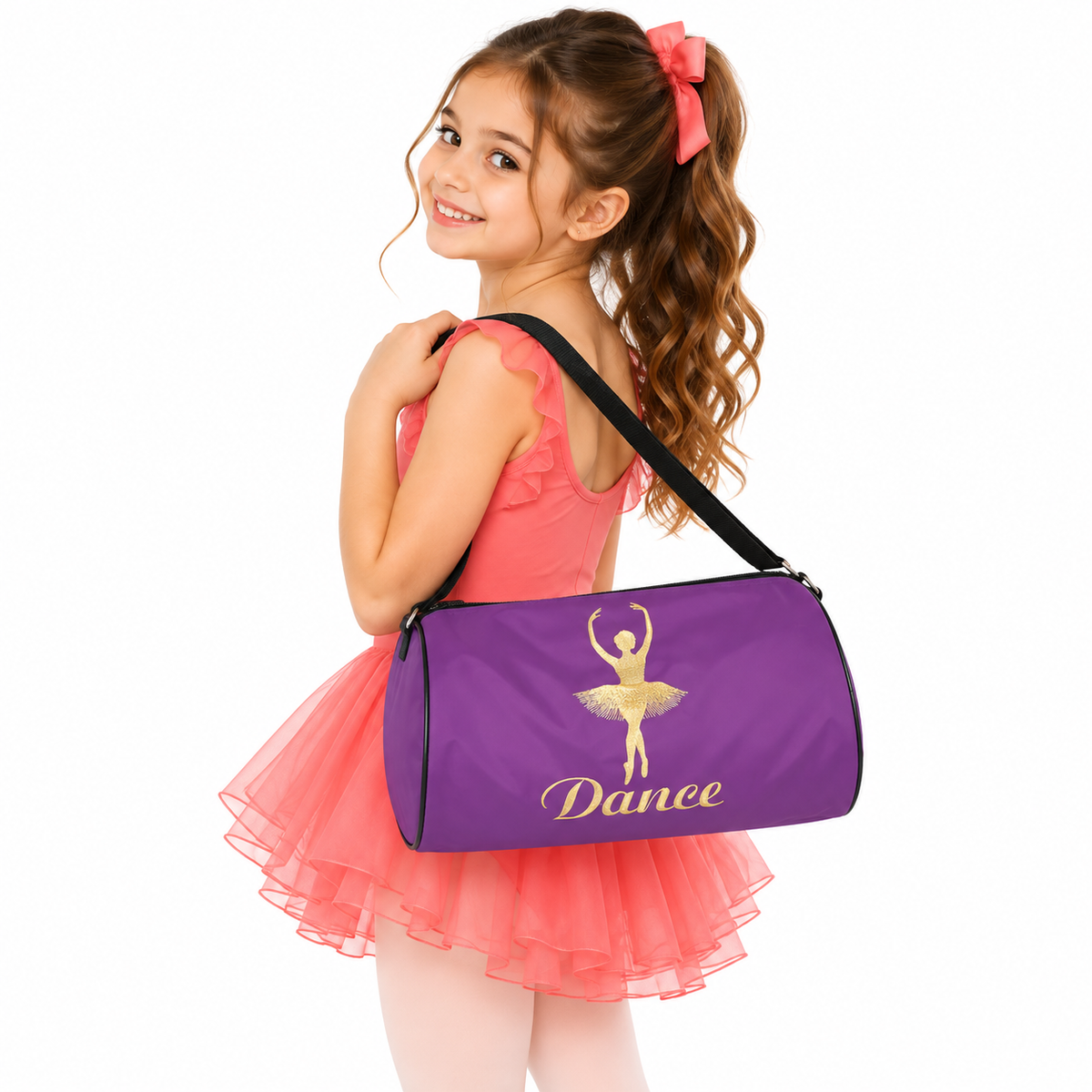 Purple Prima Ballet Dance Bag For Girls