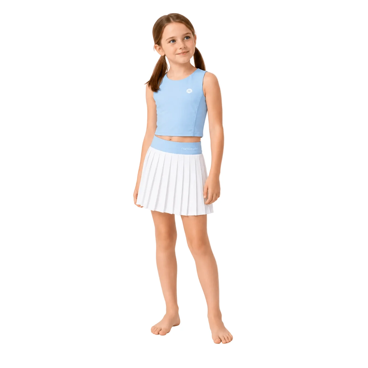 Flow Active Girls Skort White/Fish
