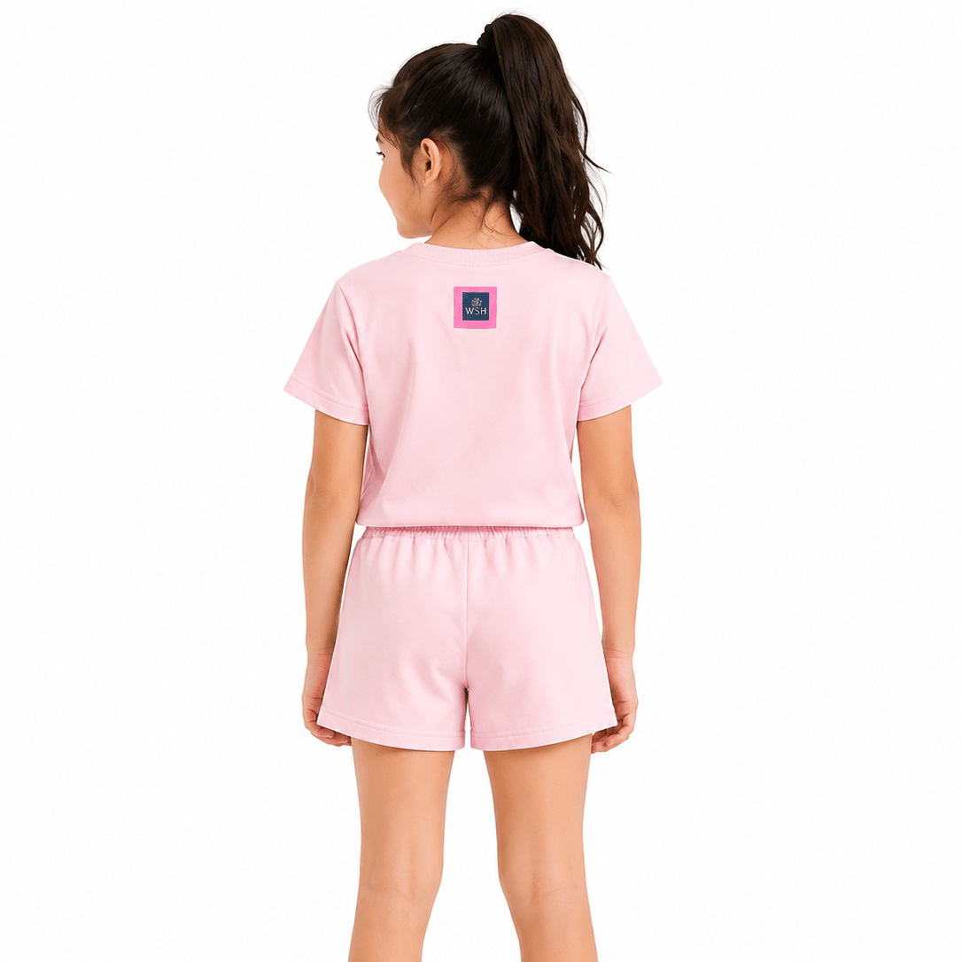 Game ON Girls Top & Shorts Sports Activewear Set - OneSports - dubai