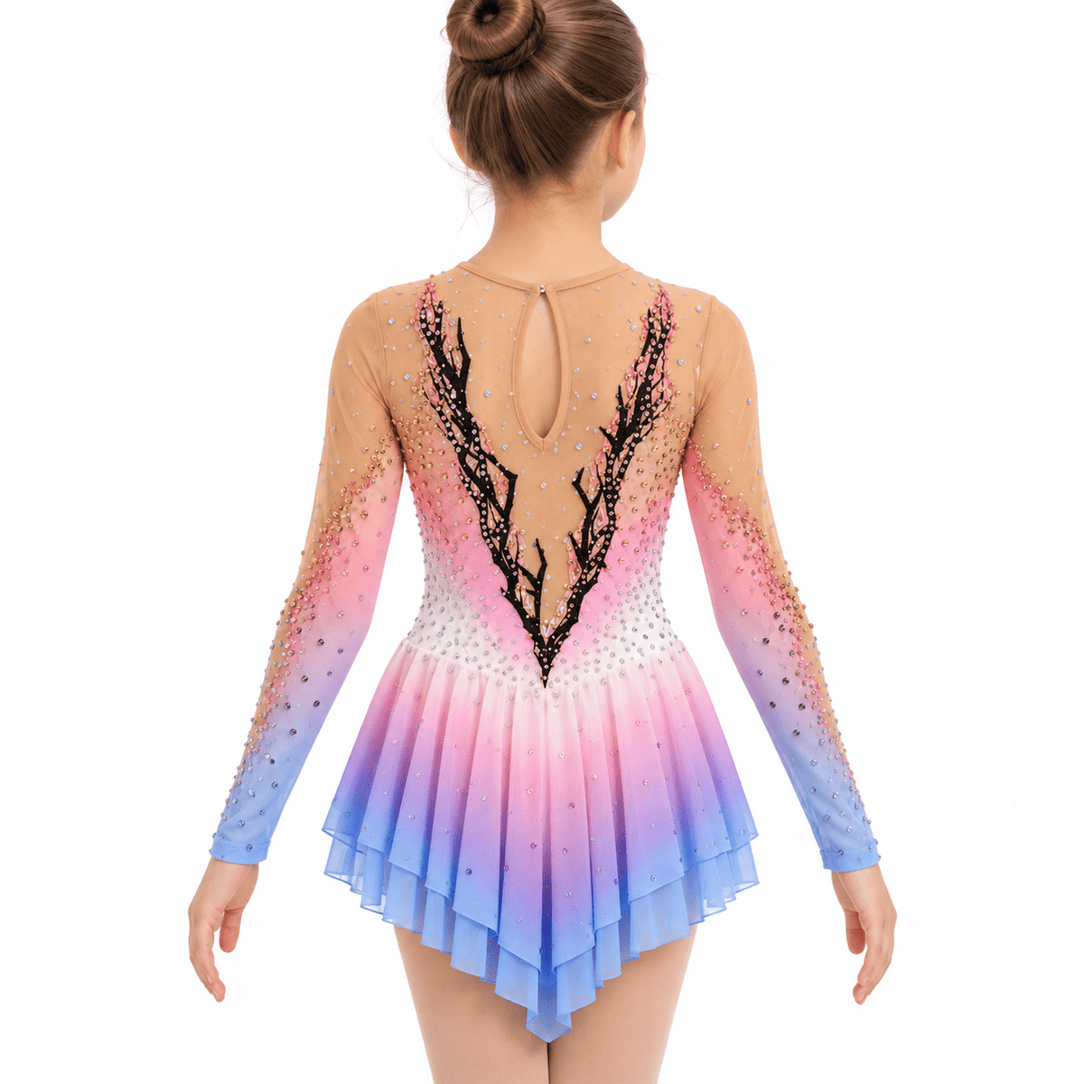 117-122 cm Figure Skating Dress Glacier - OneSports - #dubai