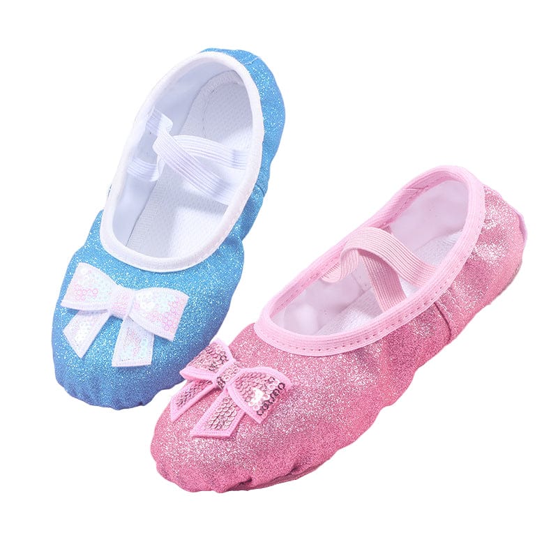 Sparkle Blue Ballet Shoes