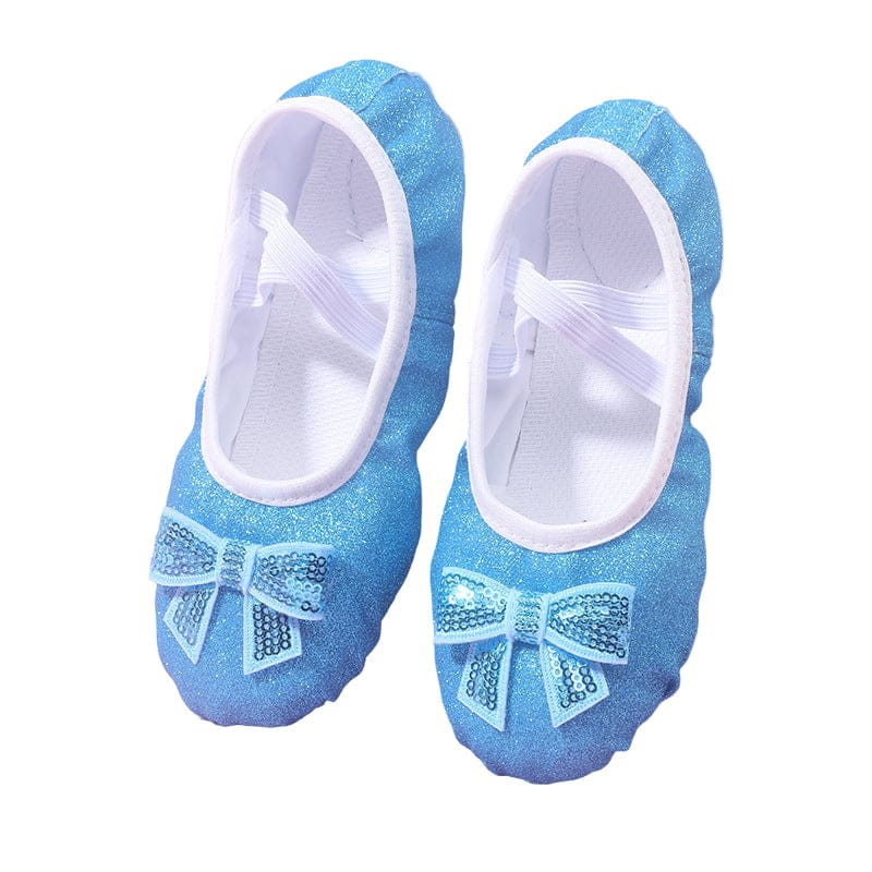 Sparkle Blue Ballet Shoes