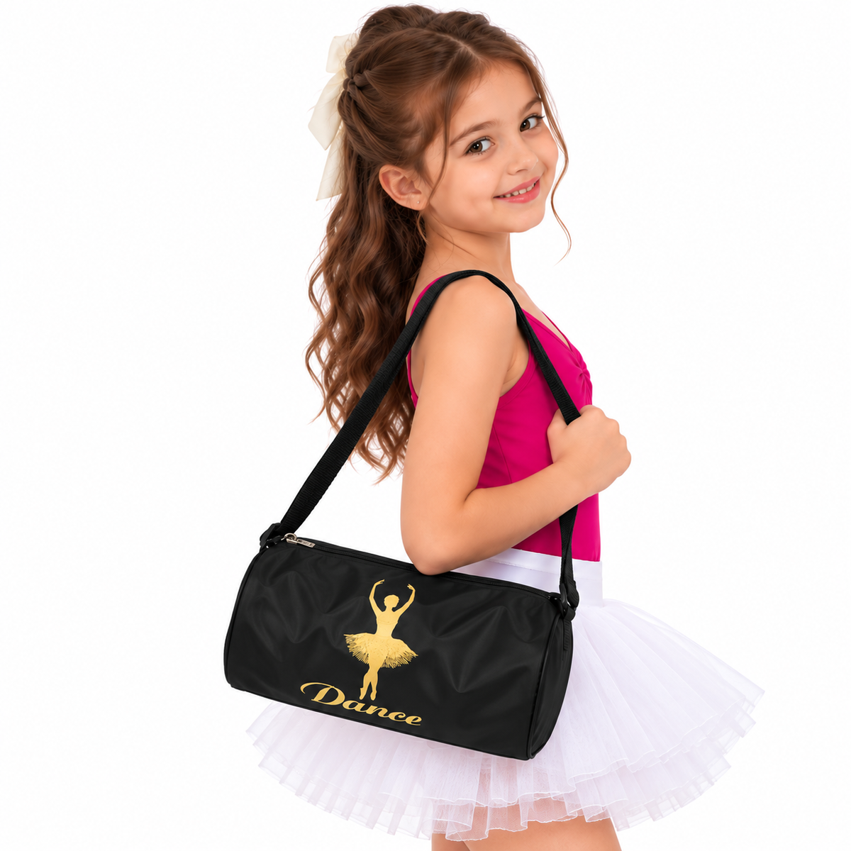 Black Prima Ballet Dance Bag For Girls