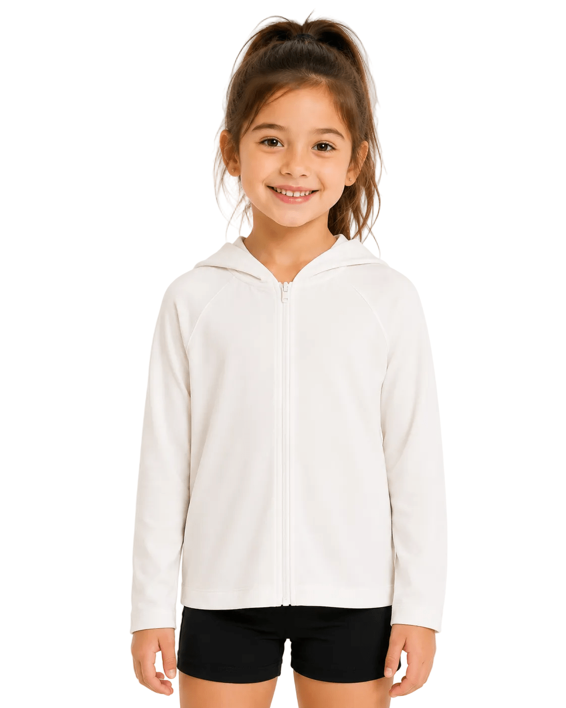Long Sleeved Hoodie White - OneSports - dubai