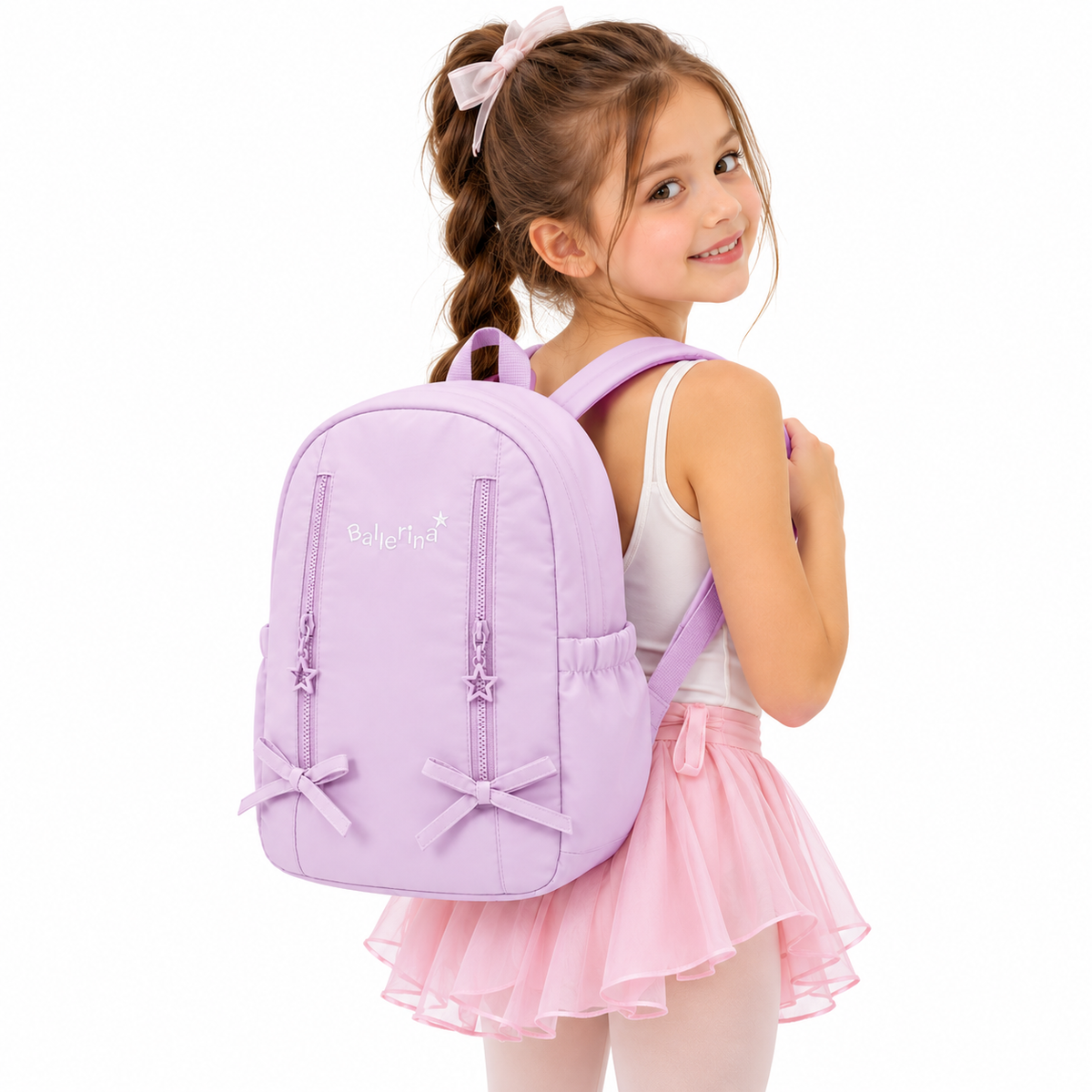 Prima Lilac Ballet Dance Backpack For Girls