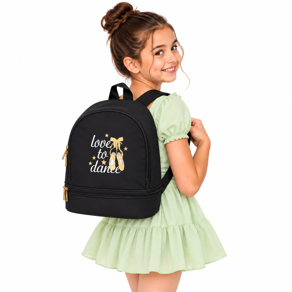 Love Ballet Dance Backpack For Girls