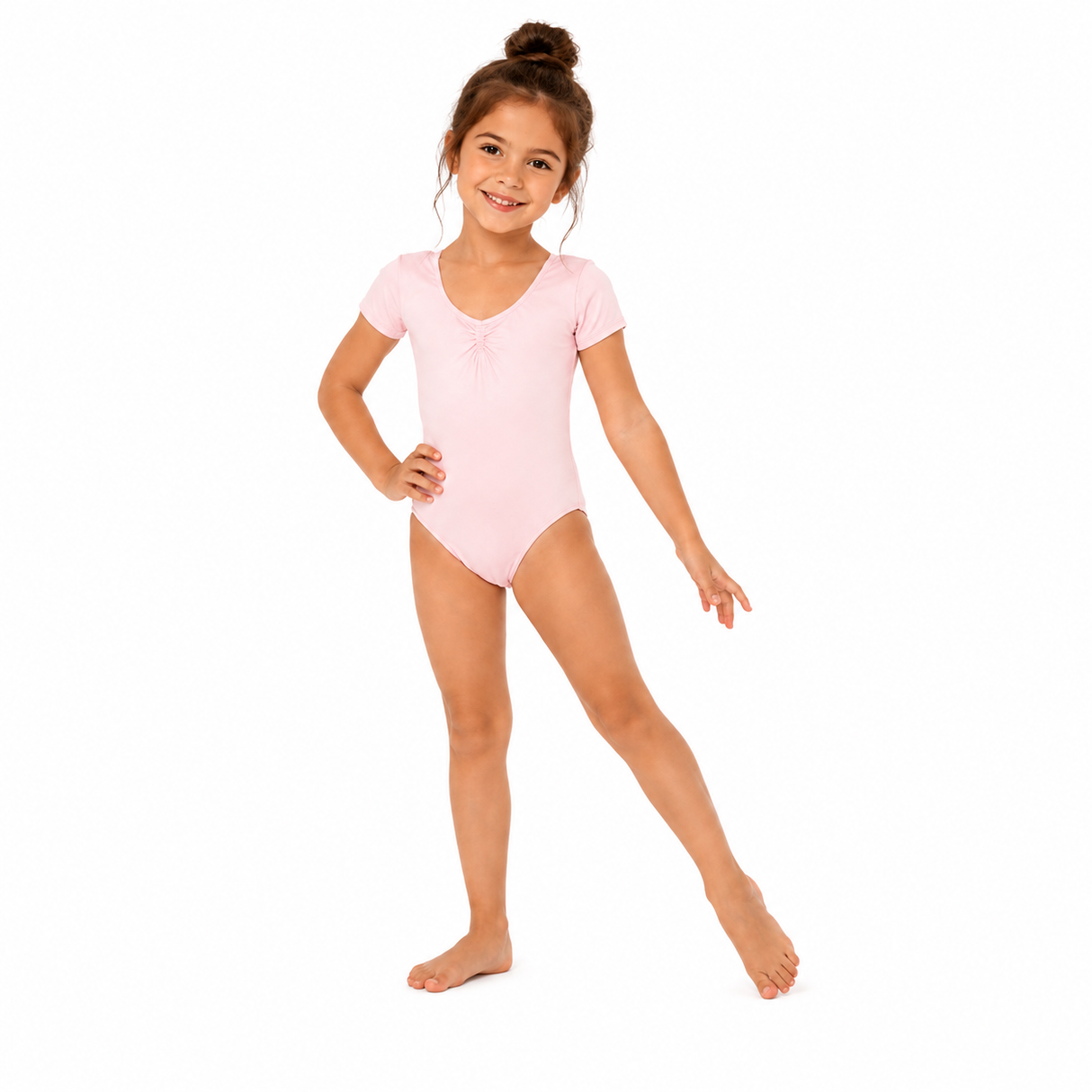 Kids Ballet Dance Leotard Nelly Pink