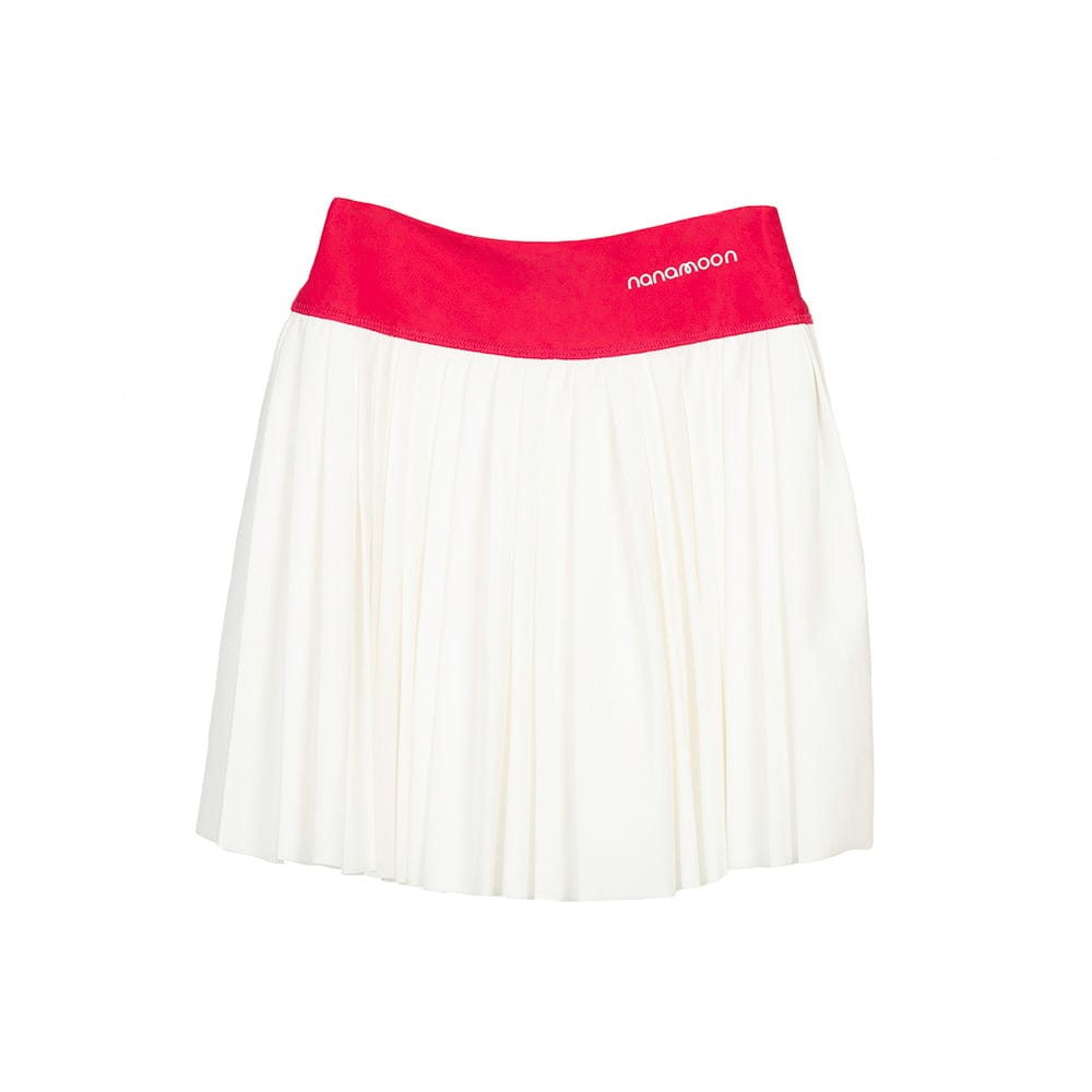 Flow Skort White/Fuchsia