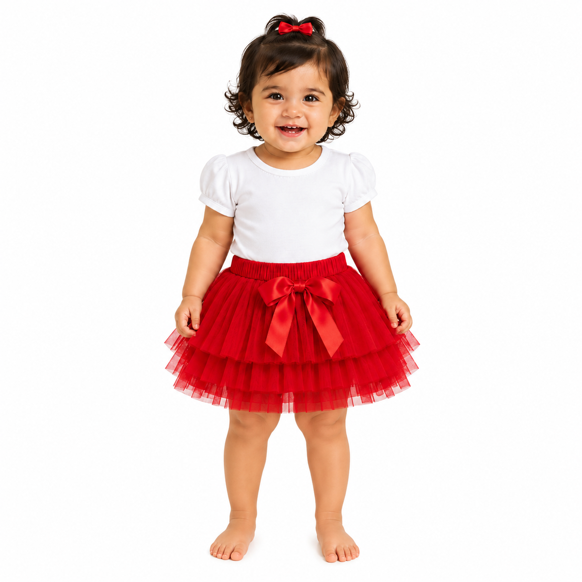 Baby Tutu Skirt Red - OneSports - #dubai