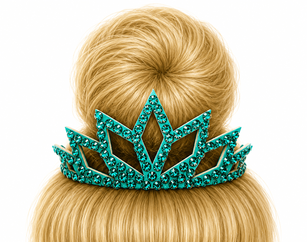 Hairbun Crown Crystal Accessory 508 - OneSports - dubai
