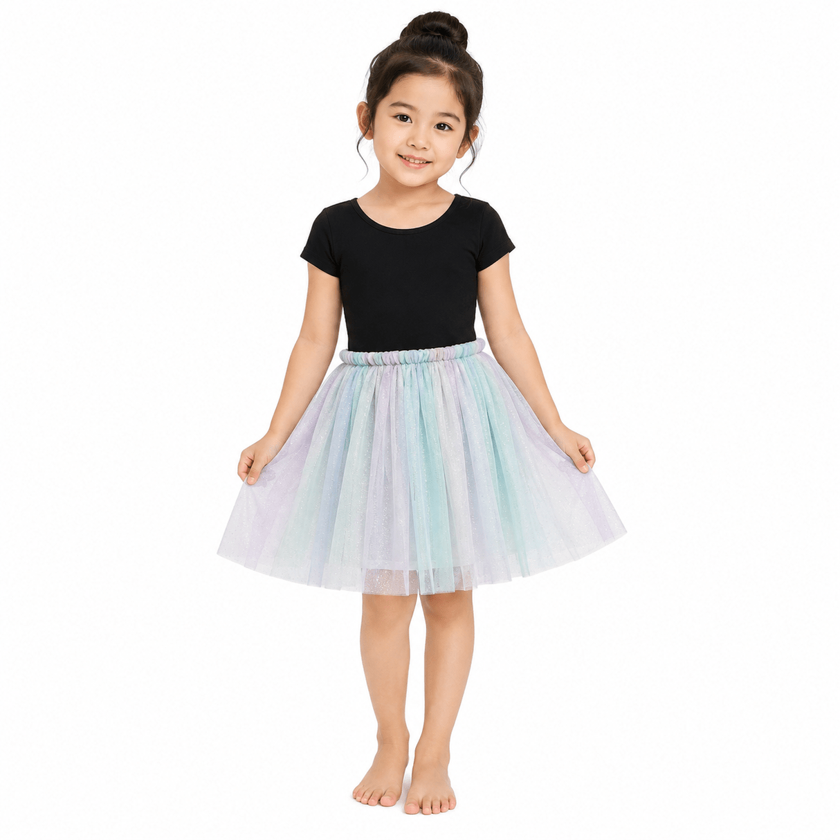 Blue Unicorn Tulle Party Girls Skirt - OneSports - #dubai