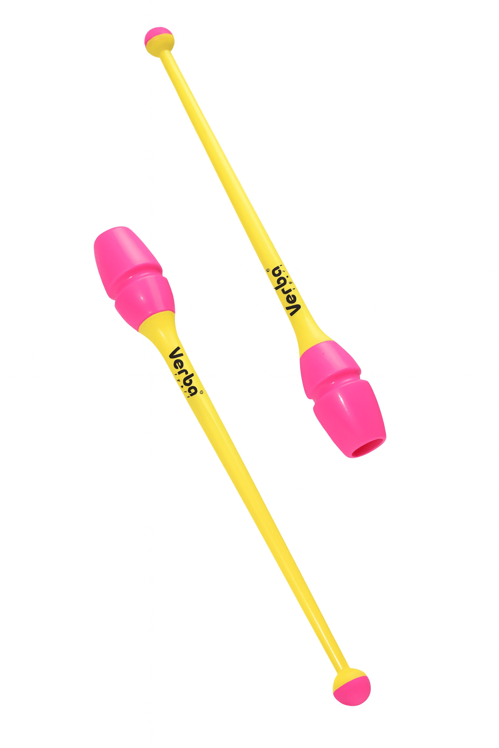 verba 36.4cm rhythmic gymnastics clubs pink yellow by OneSports UAE