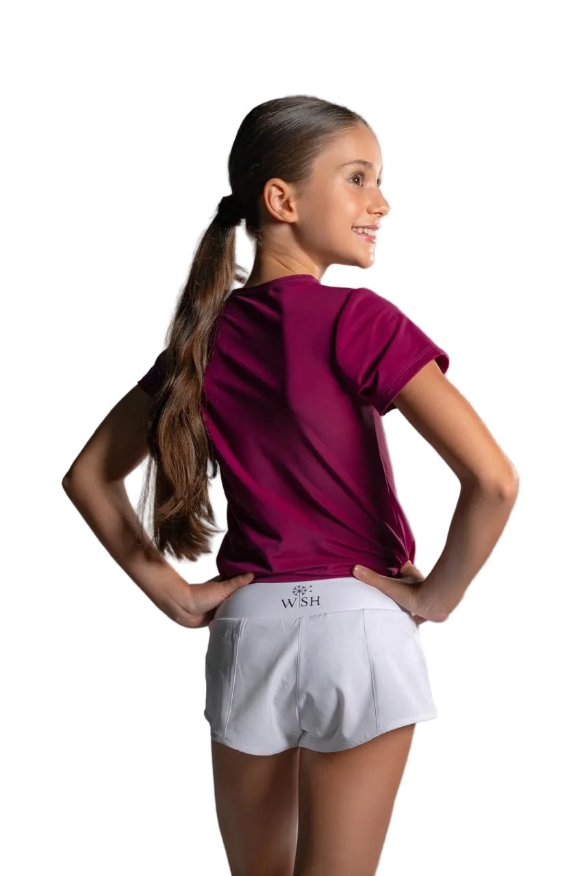 White Sports Shorts WISH - OneSports - dubai