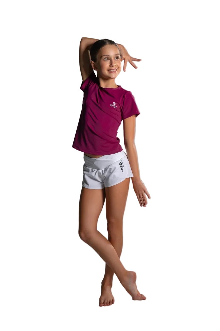 White Sports Shorts WISH - OneSports - dubai