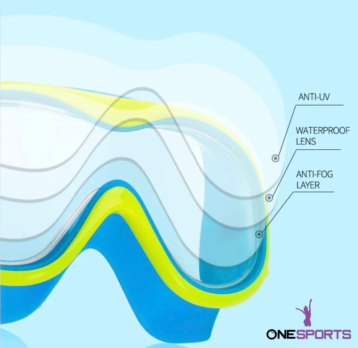 Swim Goggles - OneSports - dubai
