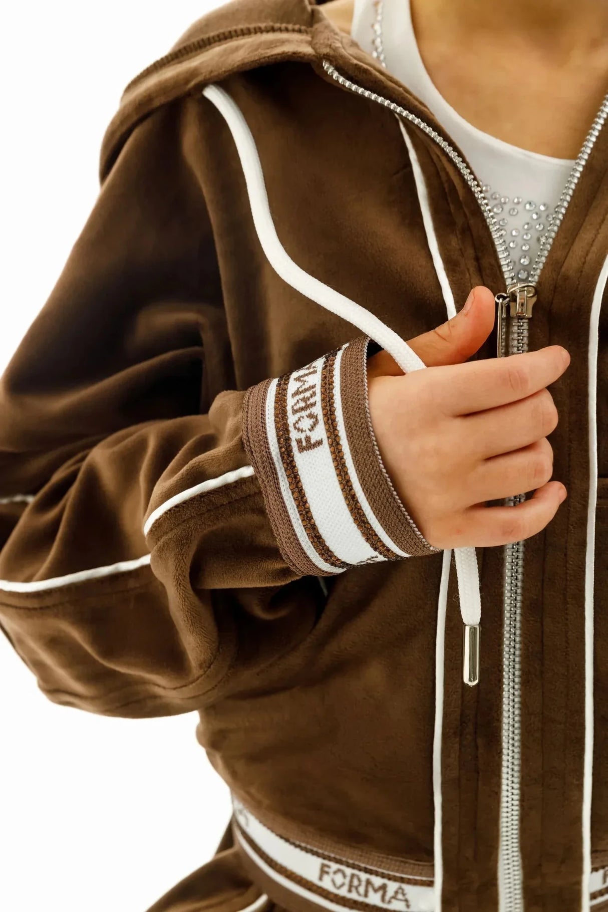 Forma Premium Brown Hoodie & Pants Stylish Sports Set - OneSports - dubai