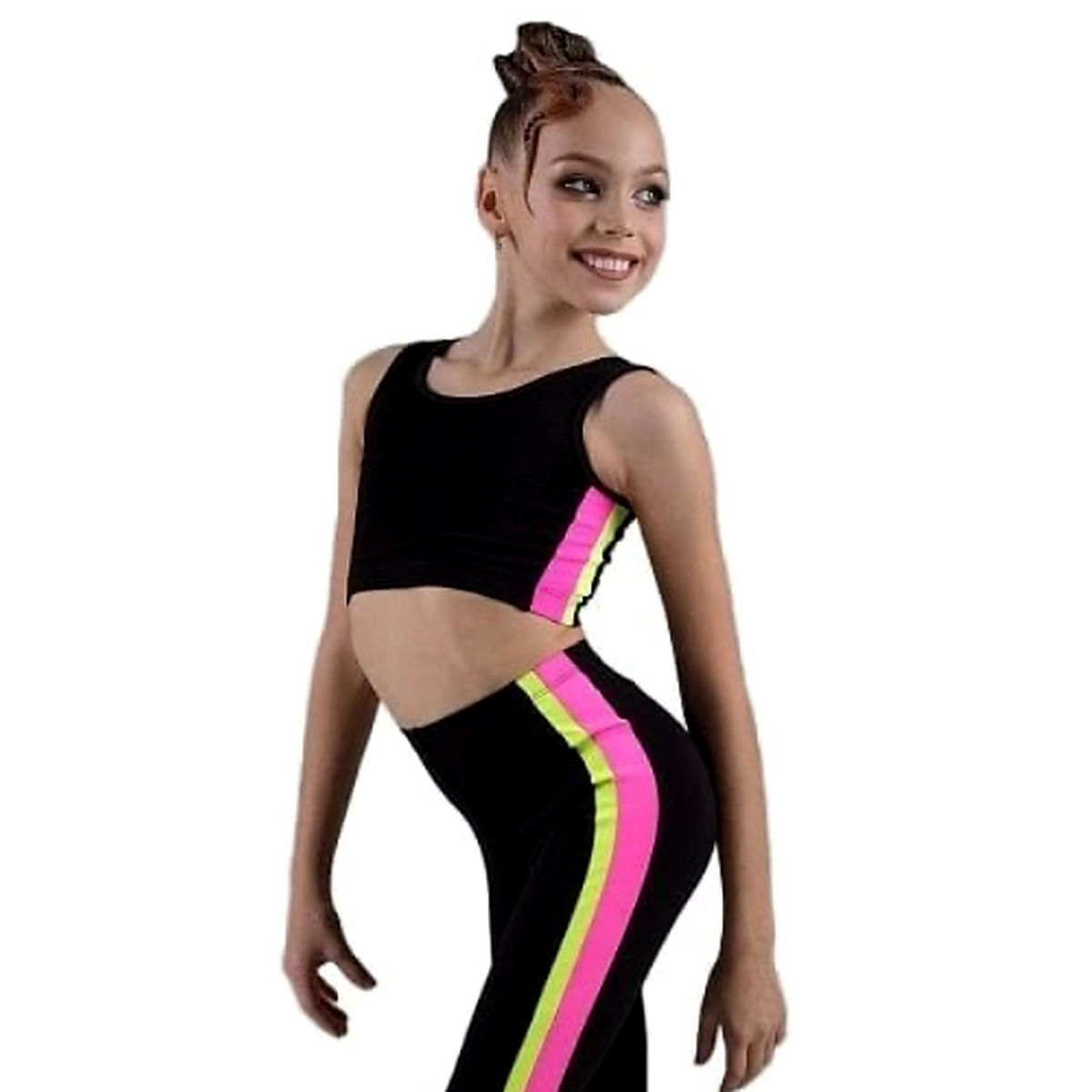 Stretchy Active Sports Crop Top Play