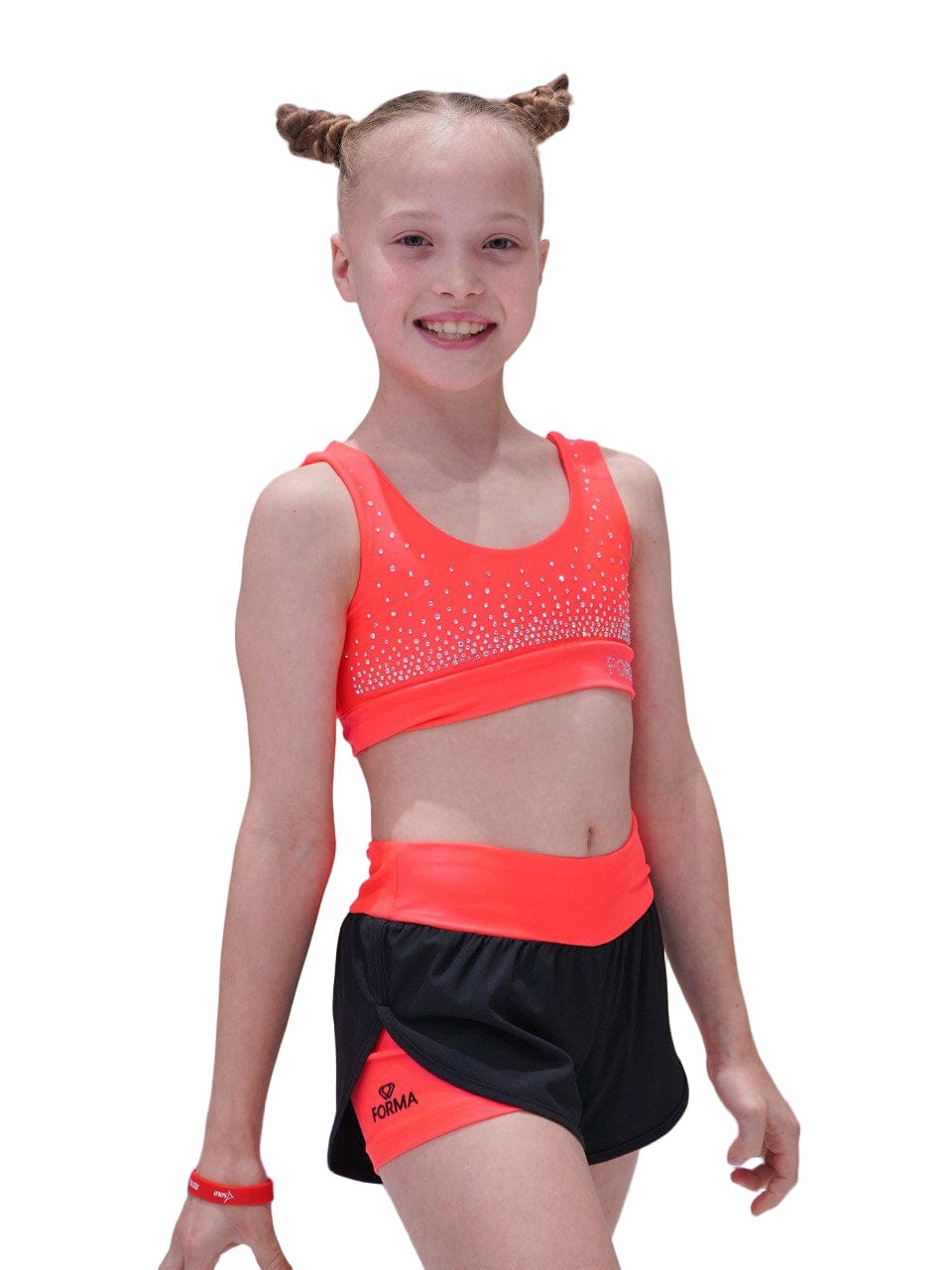 FM Crop Top Orange - OneSports - dubai