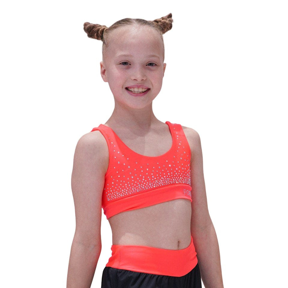 FM Crop Top Orange - OneSports - dubai