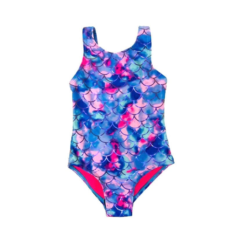 Mermaid Print Swimsuit - OneSports - dubai