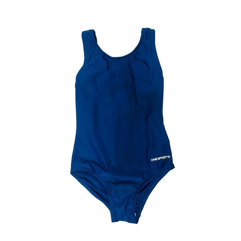 Navy Blue Girls Swimsuit - OneSports - dubai