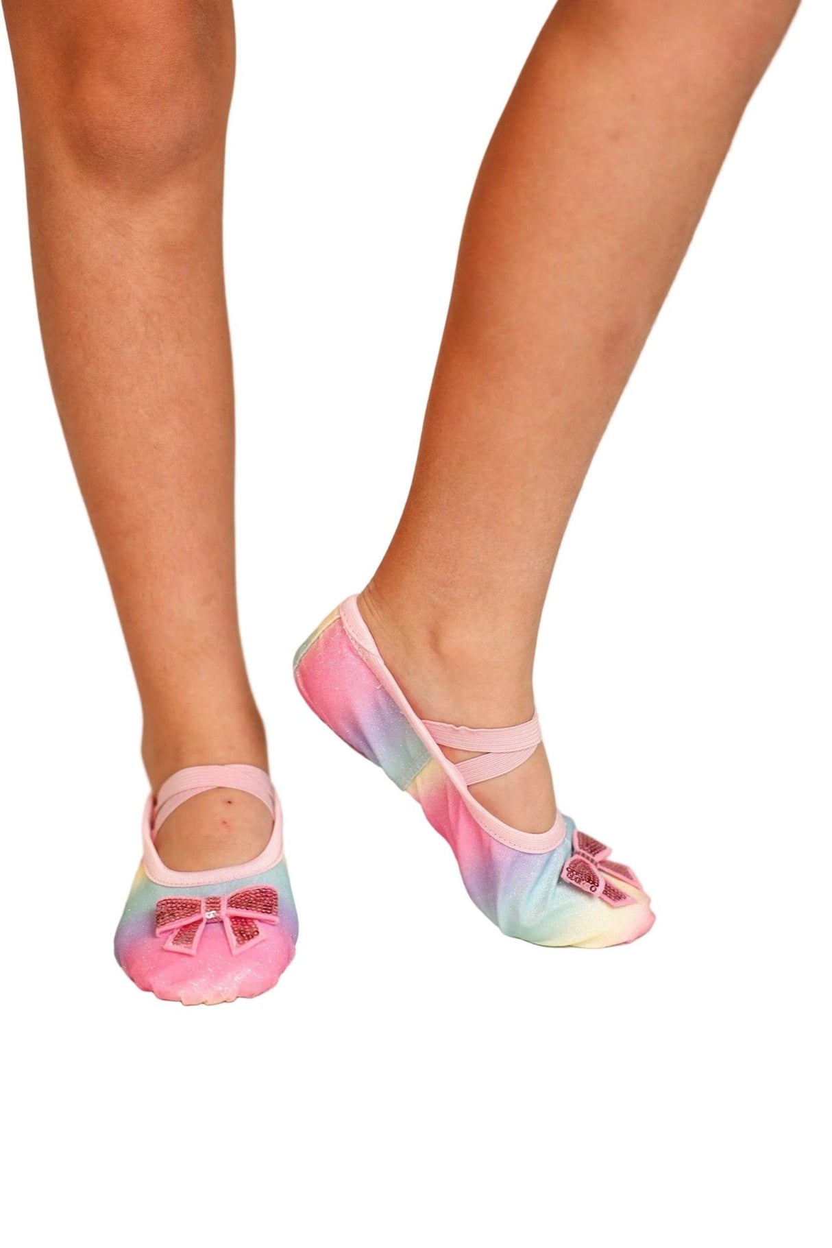 Sparkle Rainbow Ballet Shoes - OneSports - dubai