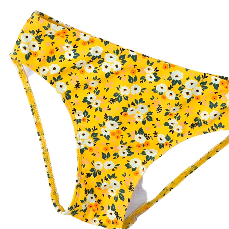 Yellow 3 piece Swim Set - OneSports - dubai