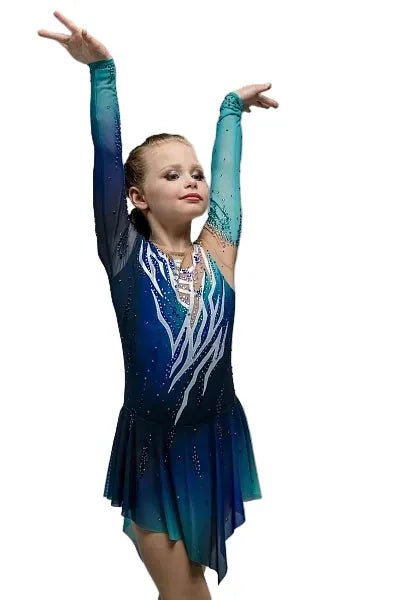 123 - 128 cm Figure Skating Dress Maverique - OneSports - dubai