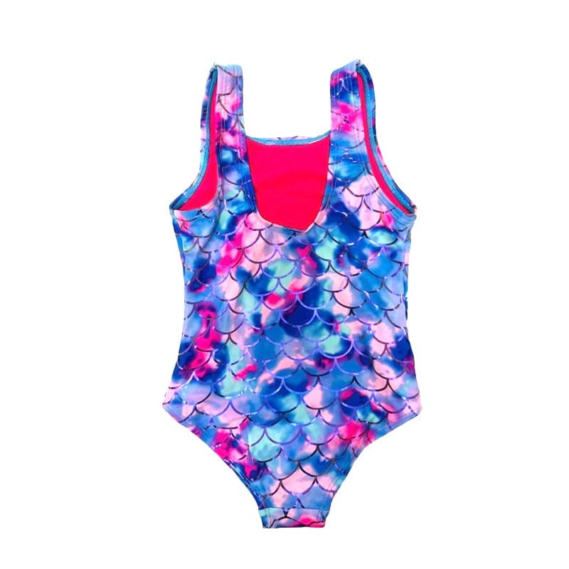 Mermaid Print Swimsuit - OneSports - dubai