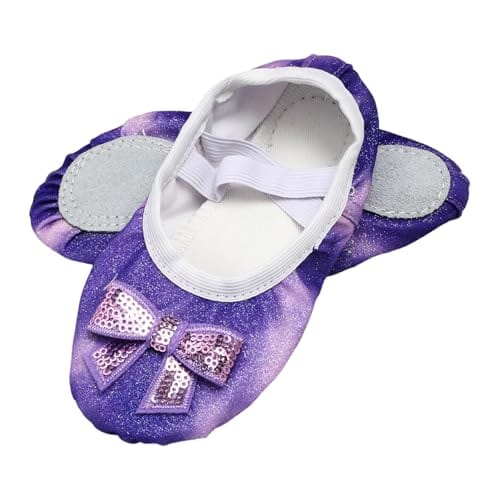 Sparkle Purple Ballet Shoes - OneSports - dubai