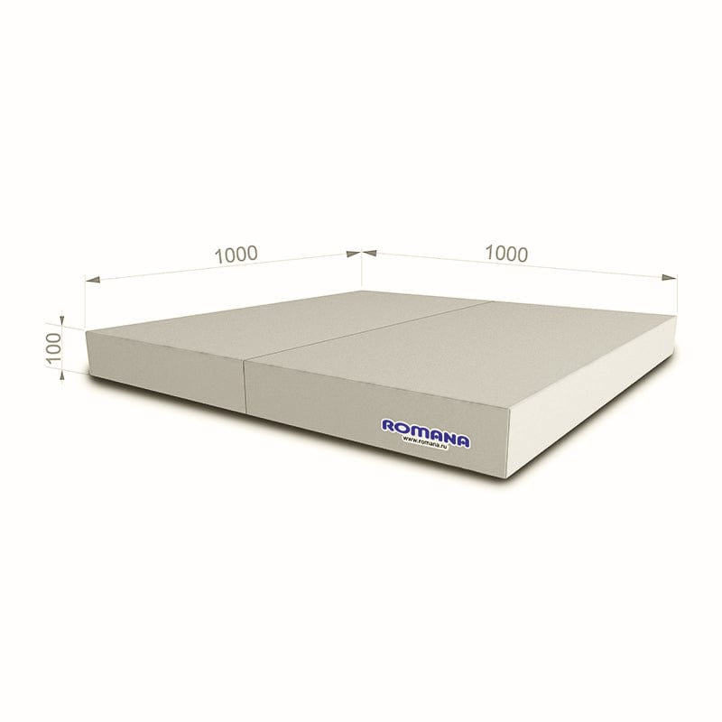 romana folding safety mat grey for kids wall bars onesports uae