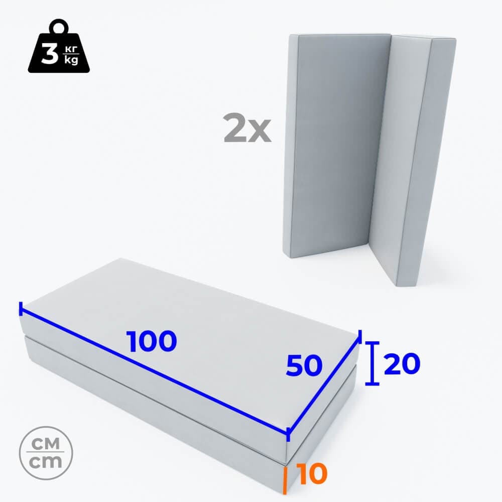 foldable safety mat grey for childrens indoor gym wall bars romana