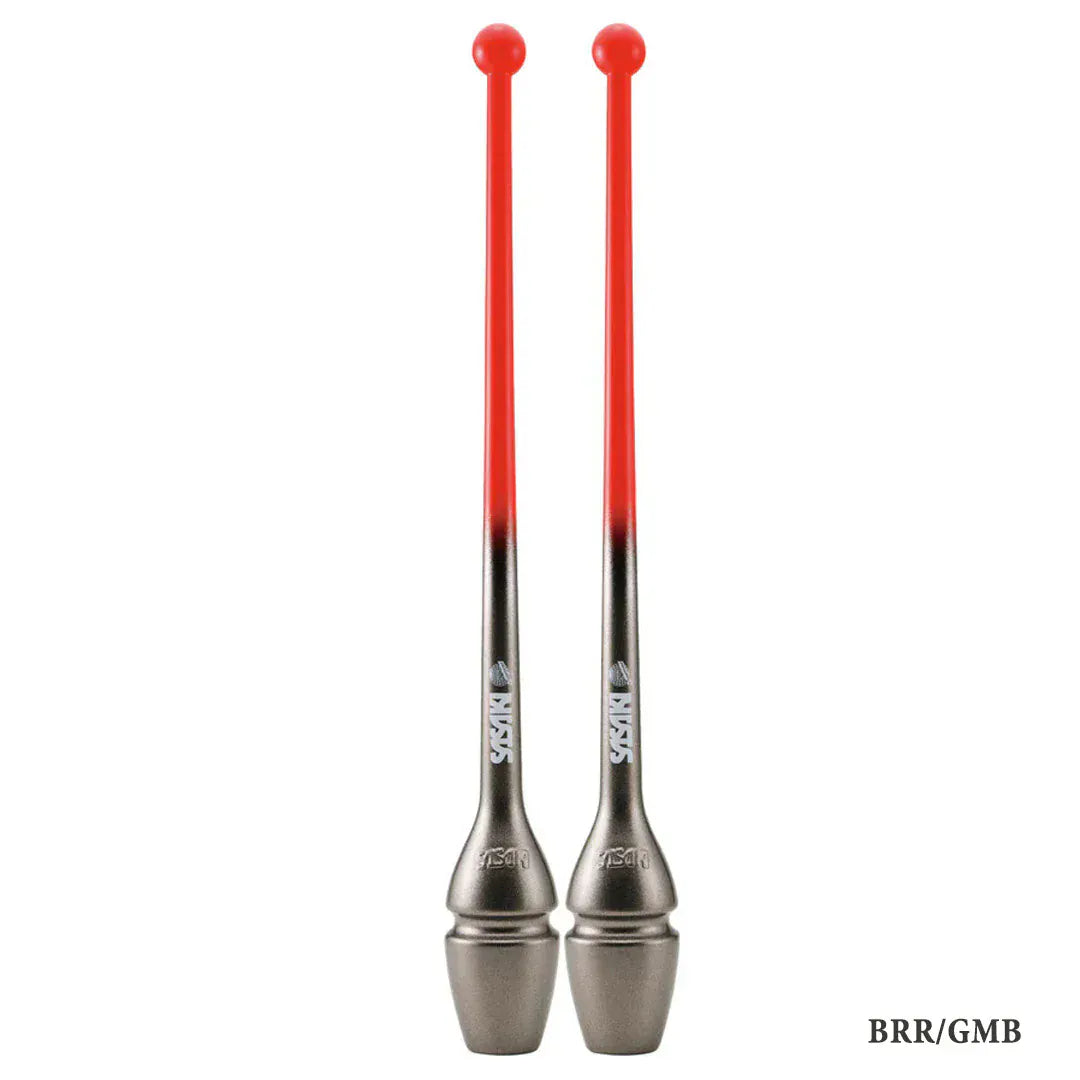 sasaki BrightRed GemBlack rhythmic gymnastics clubs 40.5cm by onesports uae