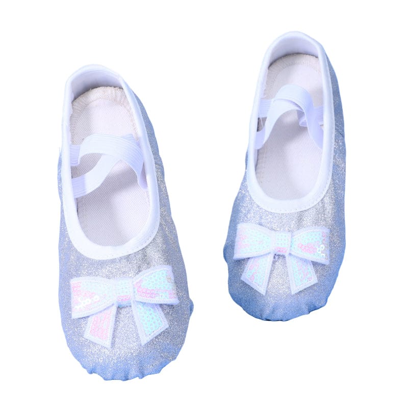 Sparkle Silver Ballet Shoes - OneSports - dubai
