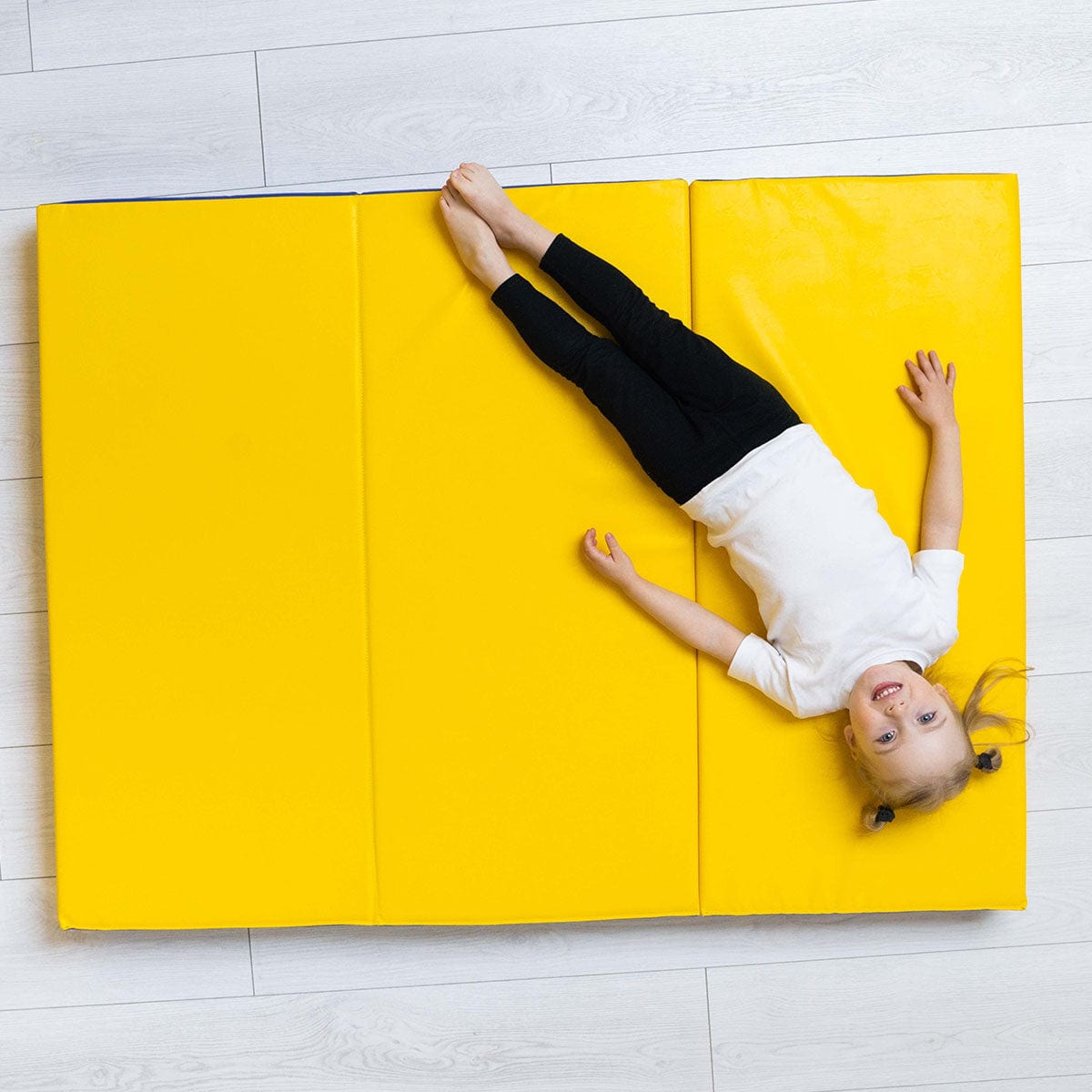 romana kids wall bar safety mat foldable design blue yellow onesports uae