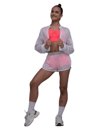 White Sports Jacket - OneSports - dubai