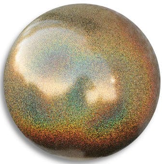 16 cm Glitter Brass Ball - OneSports - dubai