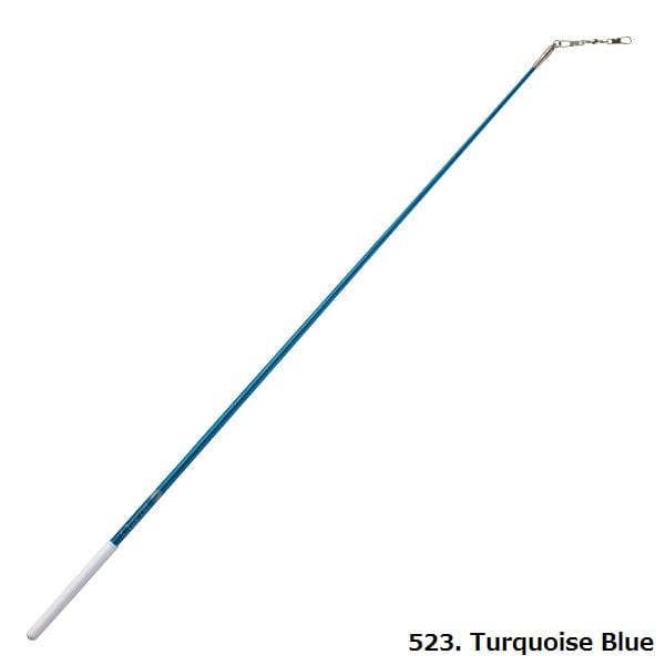 Chacott 523 turquoise blue metallic holographic stick 60 cm RG apparatus for smooth ribbon control by onesports uae