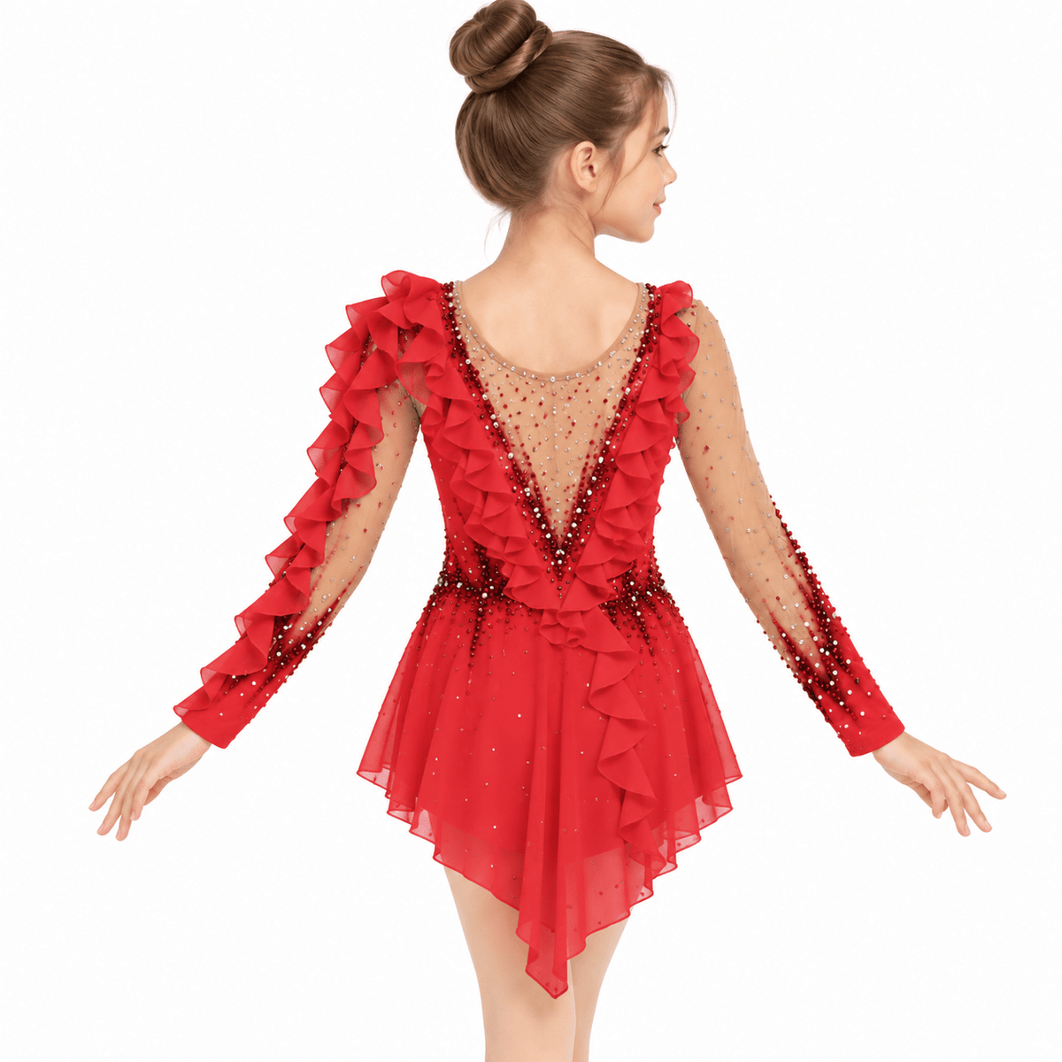 117-122 cm Figure Skating Dress Edge - OneSports - #dubai