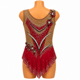 120-125 cm Competition Leotard Coneflower - OneSports - dubai