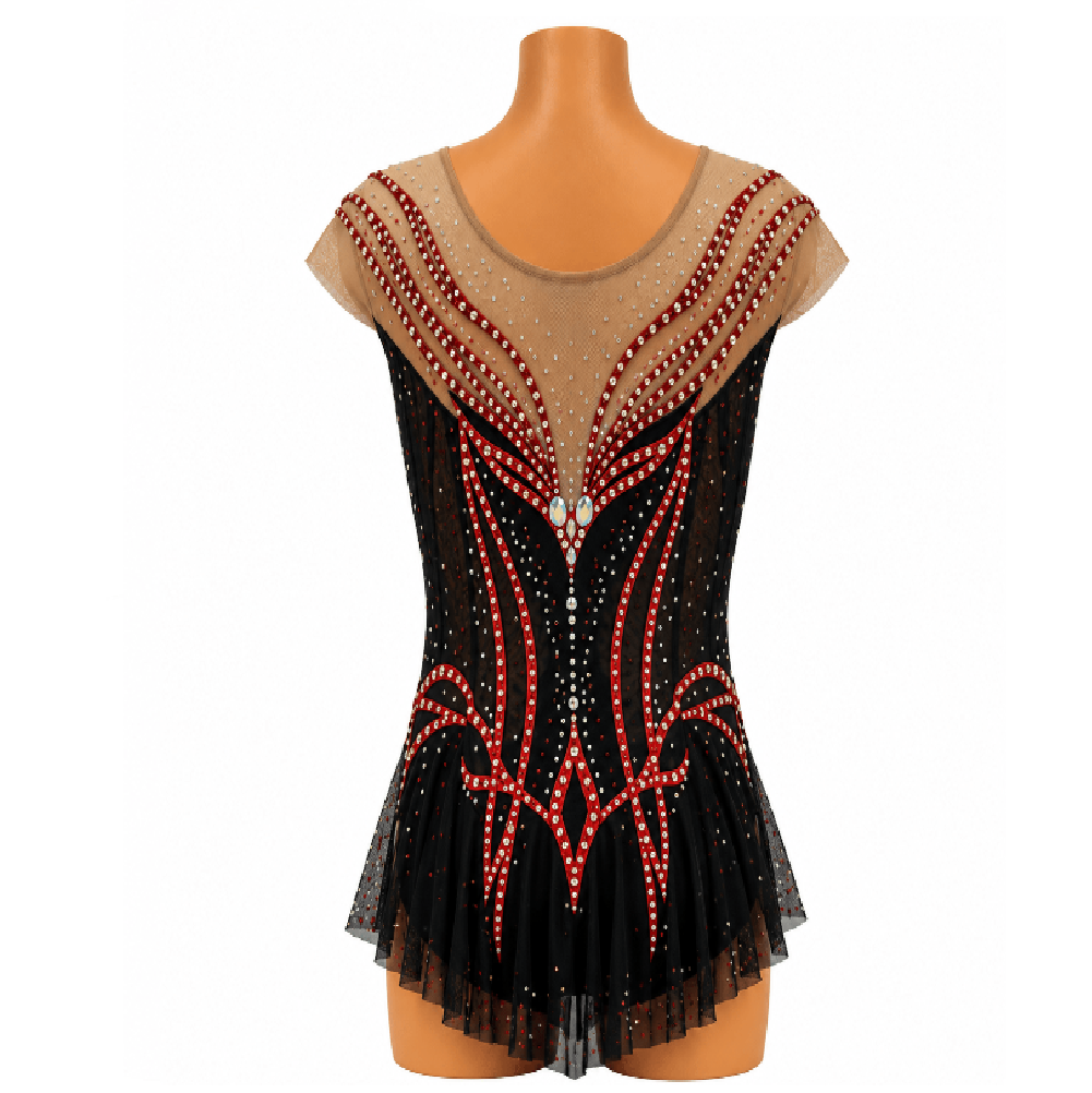 125-130 cm Competition Leotard Noir