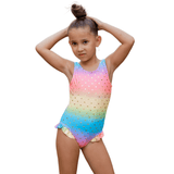 Rainbow Print Swimsuit