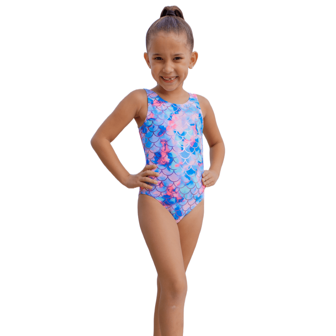 Mermaid Print Swimsuit