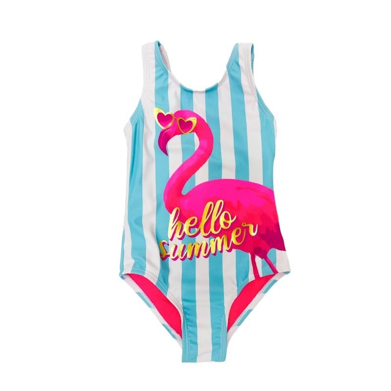 Flamingo Print Swimsuit